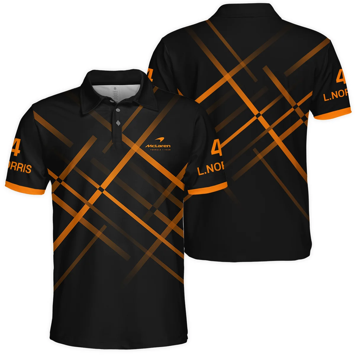 Lando Norris McLaren F1 Polo Shirt All Over Prints BLMCL3425A2PL - Pit Lane Clothing
