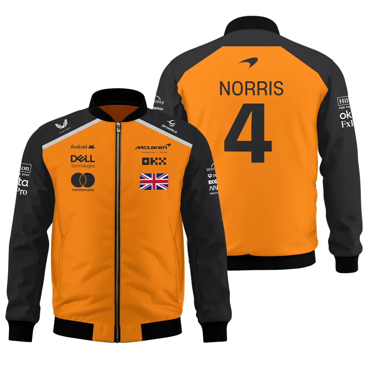 Lando Norris McLaren Formula One Logo Bomber BLF1290325A1MCLBB - F1 Fan Gear