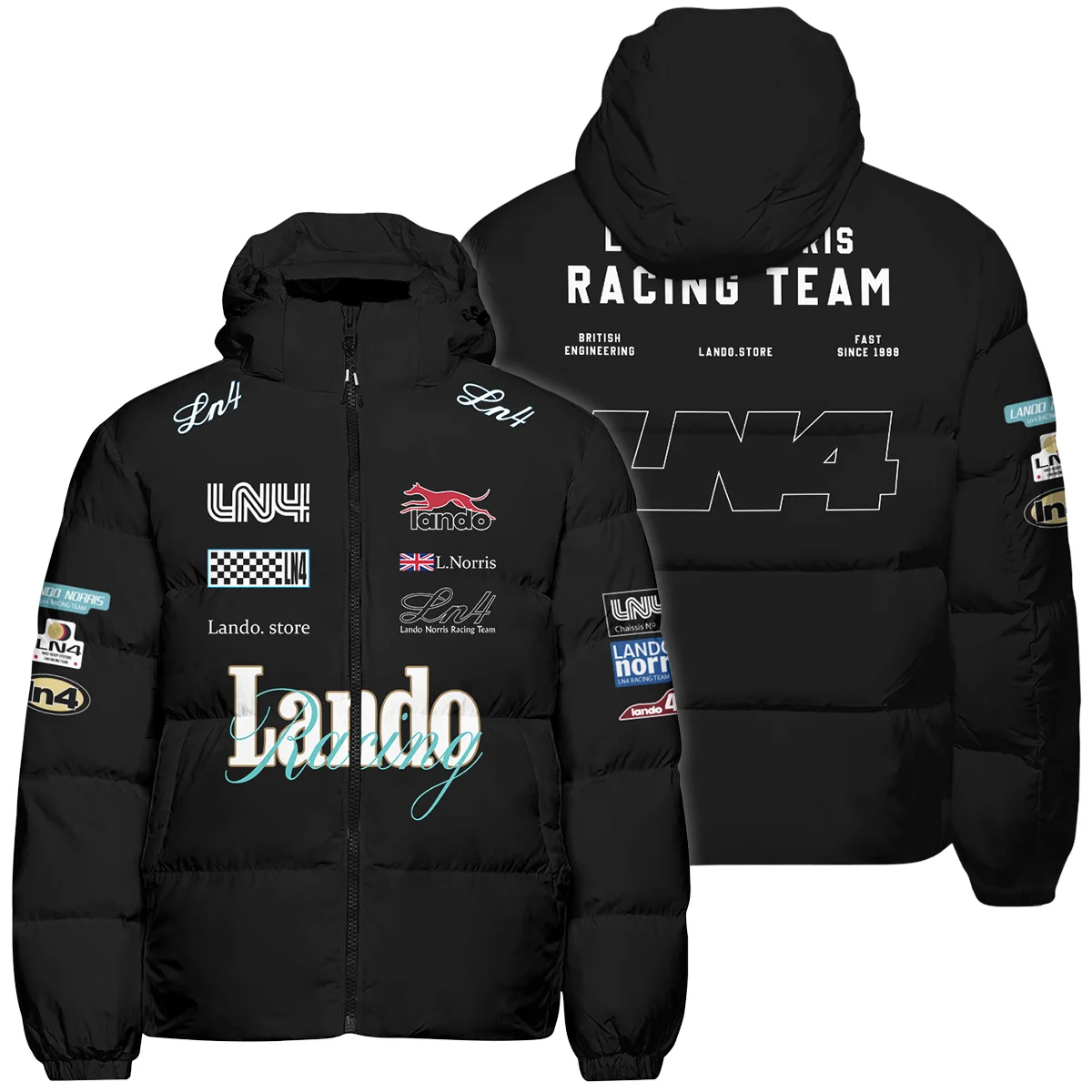 Lando Norris Racing Down & Puffer Jackets BLVALN051225A7HCJ - Motorsport Apparel
