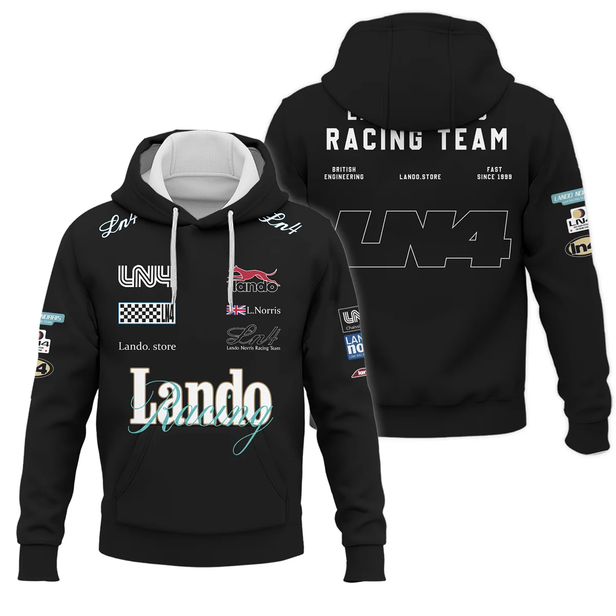 Lando Norris Racing Hoodie BLVALN051225A7HD - Trackside Outfit