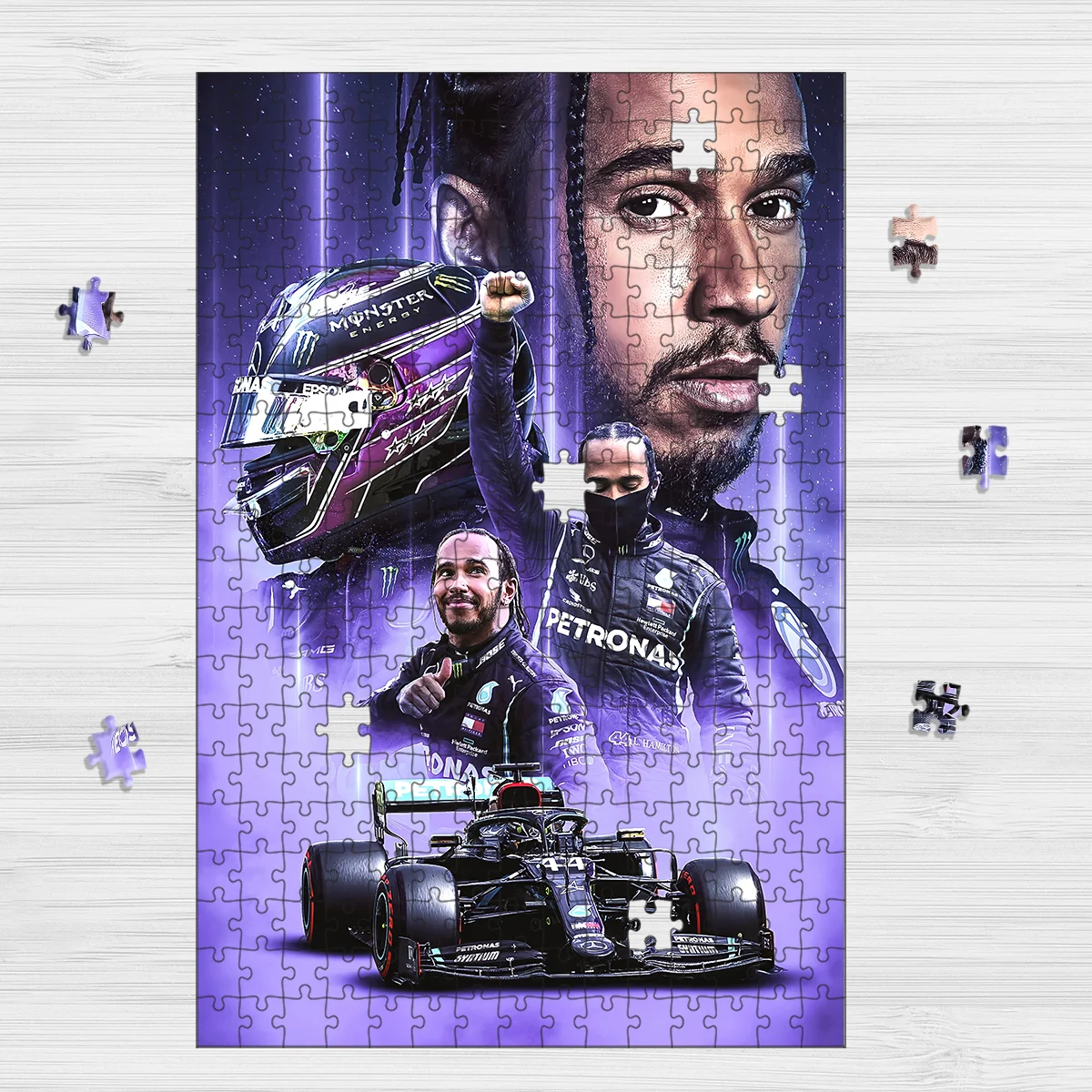 Lewis Hamilton - Jigsaw Puzzle Game For F1 Fans BLF1PZ10 - Race Day Outfit