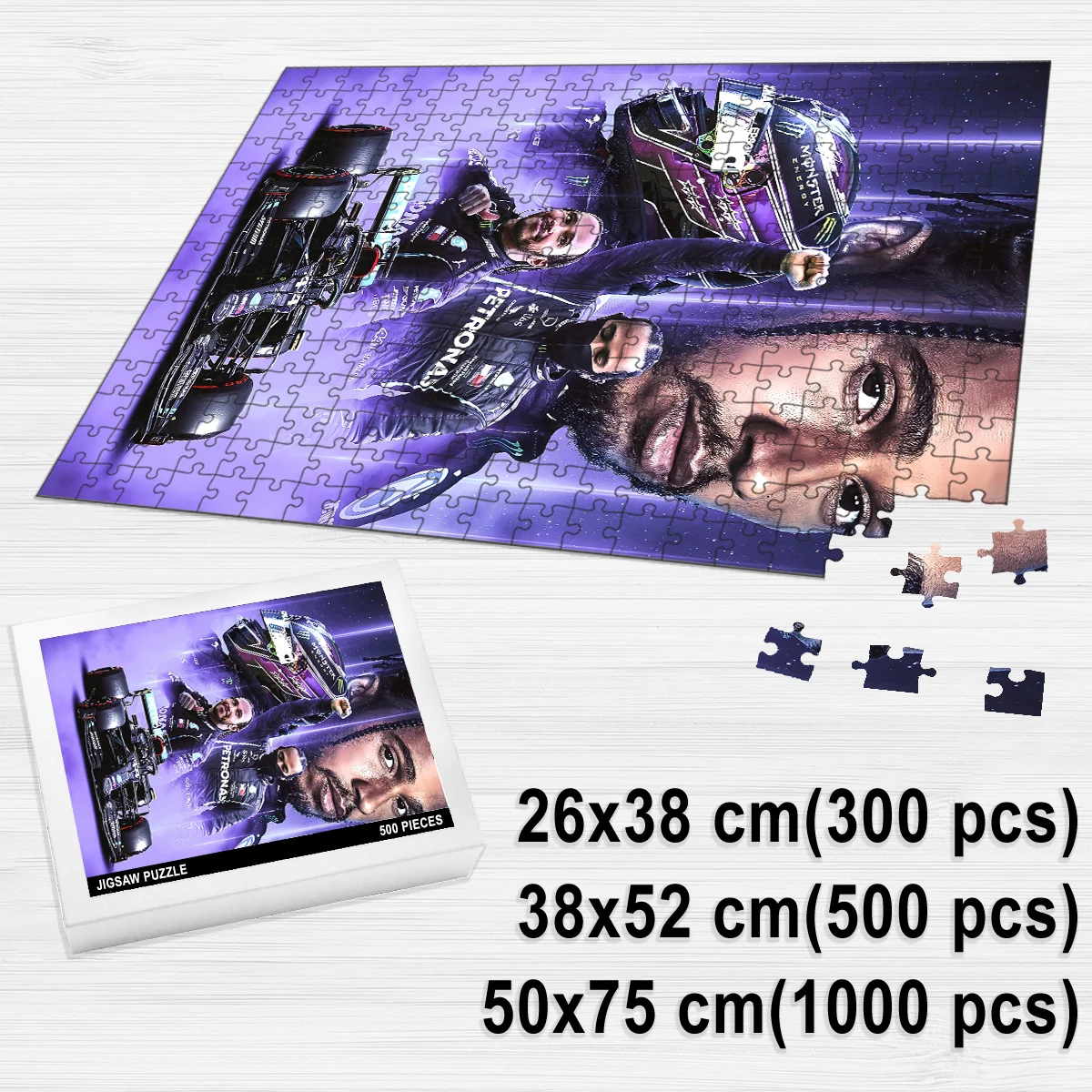 Lewis Hamilton - Jigsaw Puzzle Game For F1 Fans BLF1PZ10 - Race Day Outfit - Image 2