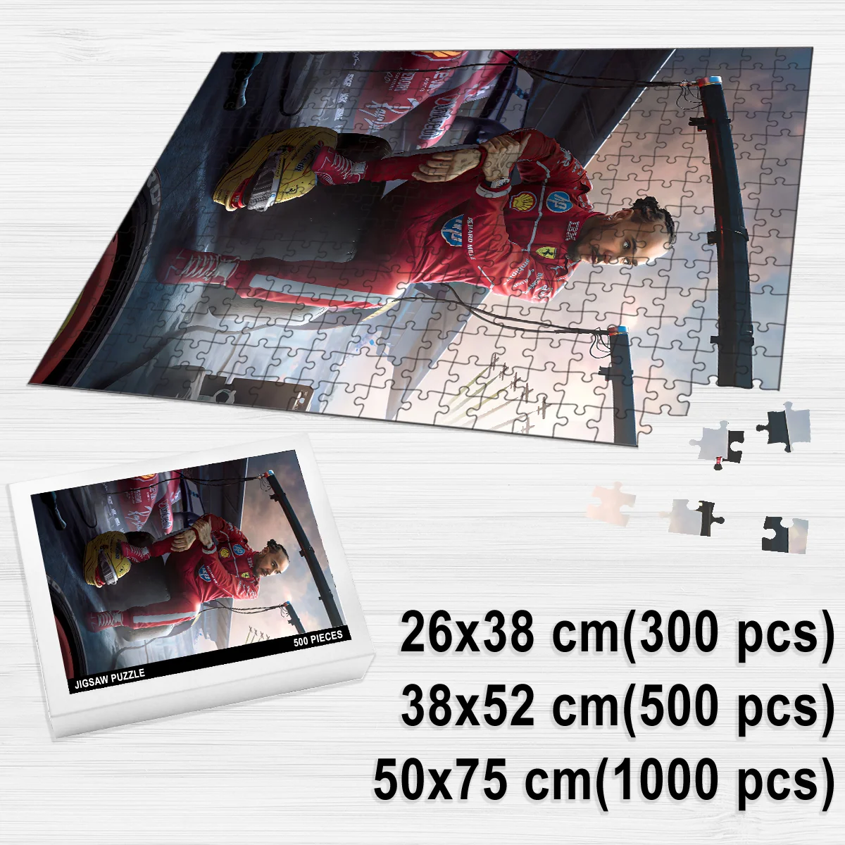 Lewis Hamilton - Jigsaw Puzzle Game For F1 Fans BLF1PZ11 - Formula Racing Apparel - Image 2