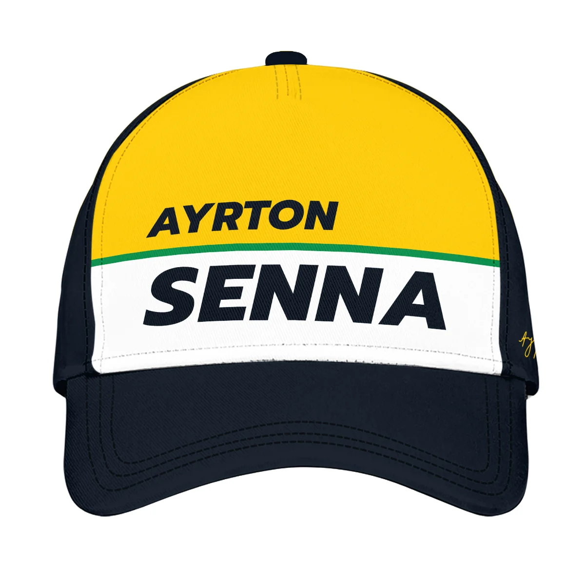 Limited Edition Ayrton Senna Baseball Cap All Over Print BLAS2925A7 - Motorsport Apparel