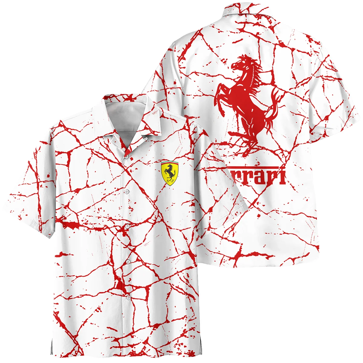 Limited Edition Ferrari F1 Hawaiian Shirt BLFRR15925A2HW - Race Day Outfit