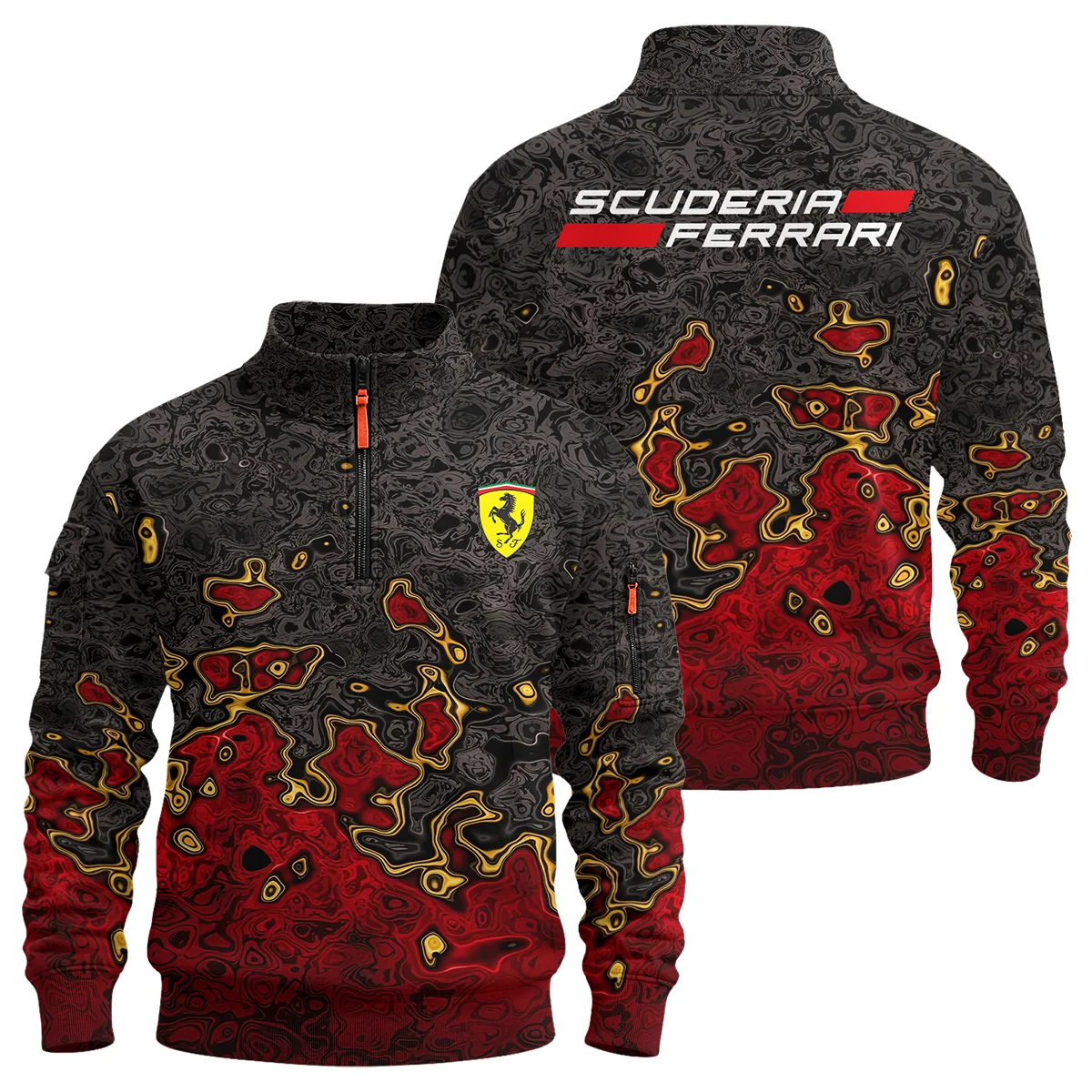 Limited Edition Ferrari F1 Sweatshirt Zipper BLFRR15925A3SHZ - Formula Racing Apparel