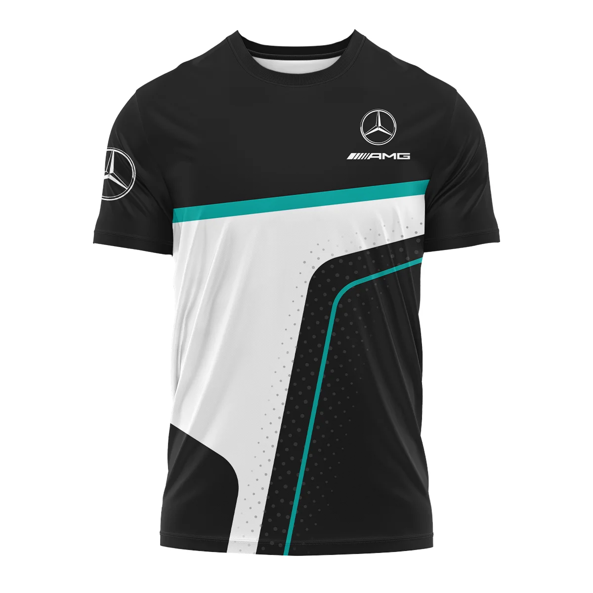 Limited Edition Mercedes-AMG Petronas F1 T-Shirt All Over Prints BLMER6525A5TS - Image 2