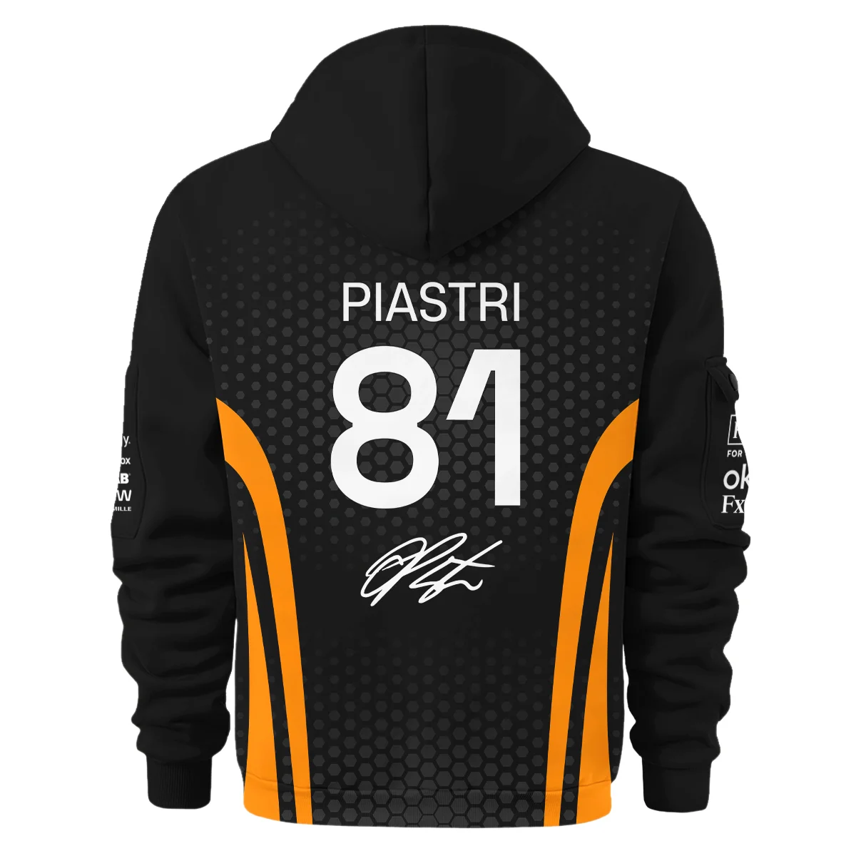 Limited Edition OP81 Papaya Team - Hoodie Half Zip BLOP14925A1HDF - Image 3