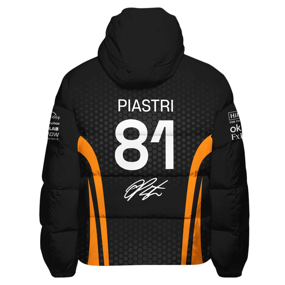 Limited Edition Oscar Piastri McLaren F1 Team - Down & Puffer Jackets BLOP14925A1HCJ - Image 3