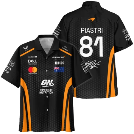 Limited Edition Oscar Piastri McLaren F1 Team - Hawaiian Shirt BLOP14925A1HW - Race Day Outfit