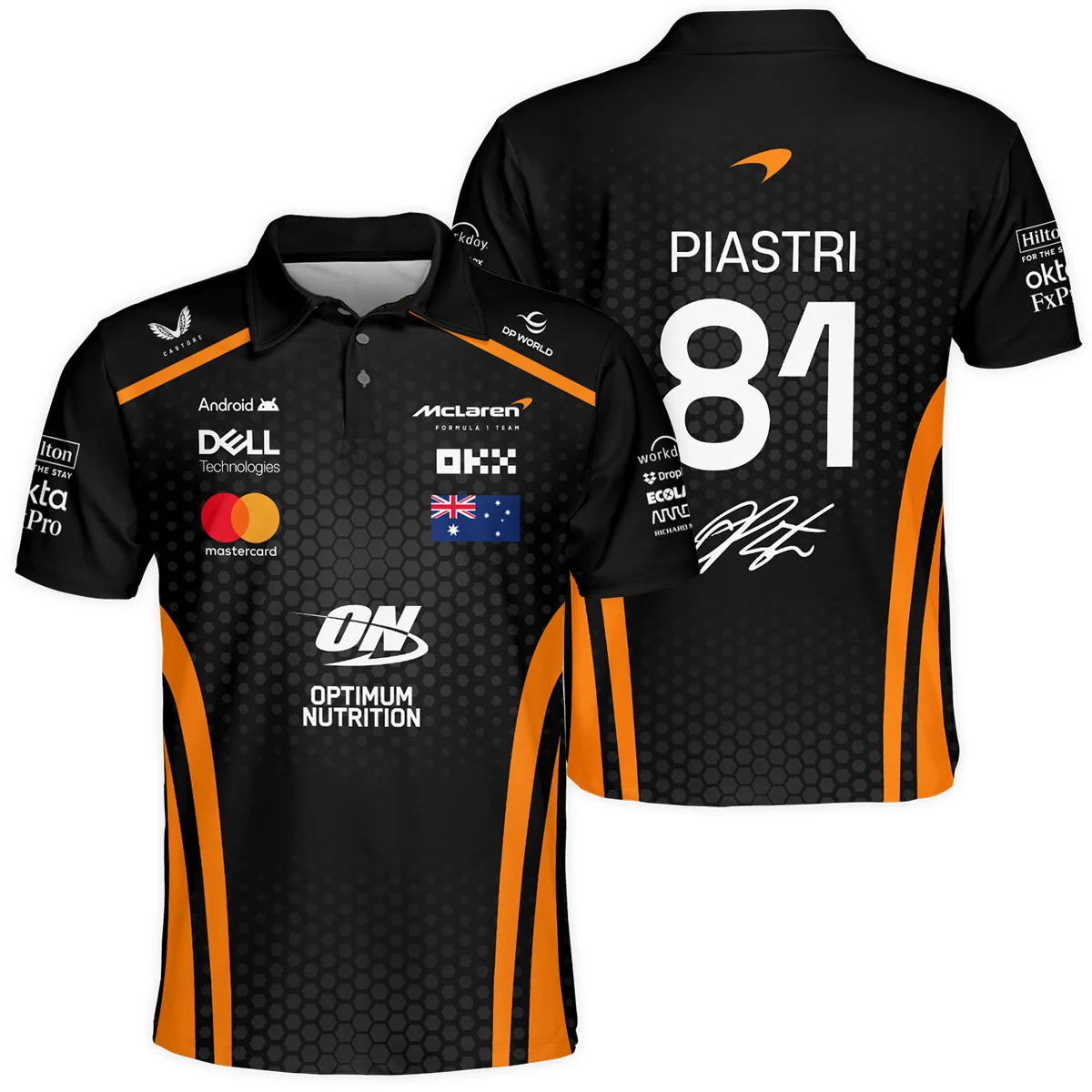 Limited Edition Oscar Piastri McLaren F1 Team - Polo Shirt BLOP14925A1PL