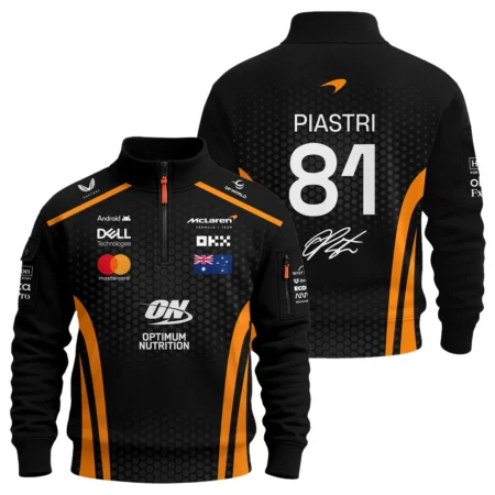 Limited Edition Oscar Piastri McLaren F1 Team - Sweatshirt Zipper BLOP14925A1SHZ - Motorsport Apparel