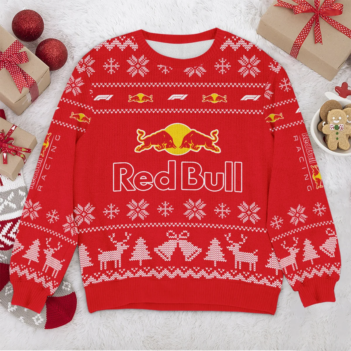 Limited Edition Red Bull Racing Formula 1 - Ugly Sweater BLVAF1220925A4RBR - Image 4