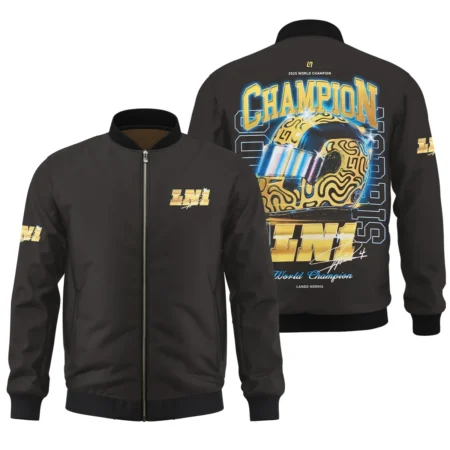 LN1 World Champion Lando Norris Bomber BLVALN051225A10BB - Motorsport Lifestyle Wear