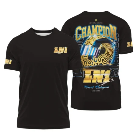 LN1 World Champion Lando Norris T-Shirt BLVALN051225A10TS - Motorsport Apparel