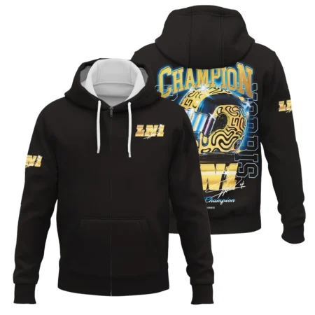 LN1 World Champion Lando Norris Zipper Hoodie BLVALN051225A10ZHD - F1 Fan Gear