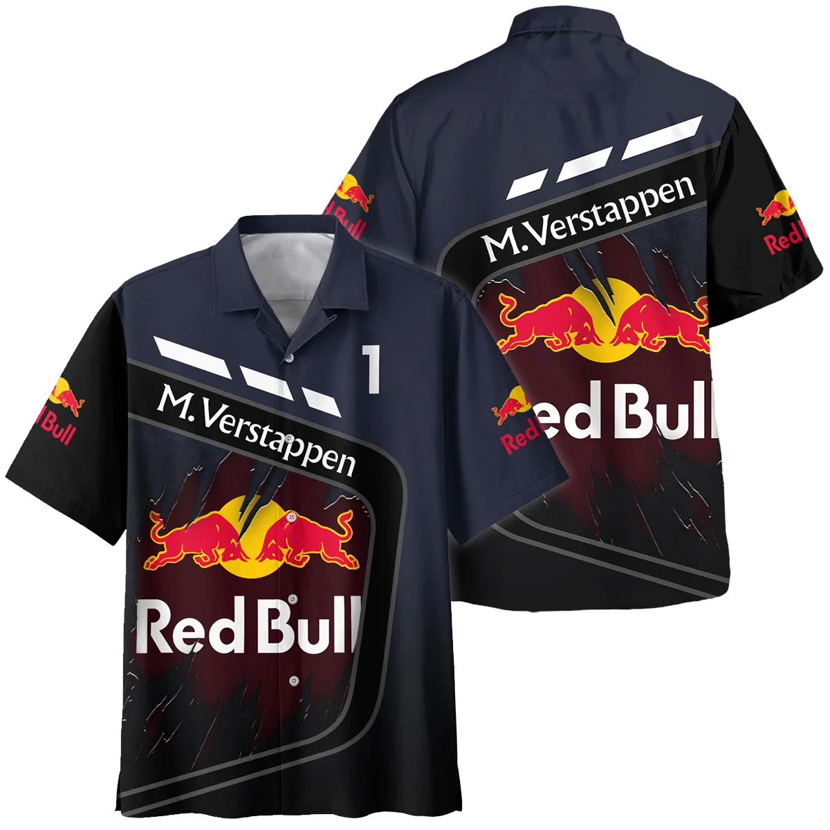 Max Verstappen Red Bull Racing F1 Hawaiian Shirt BLRBR20525A3HW - Motorsport Apparel