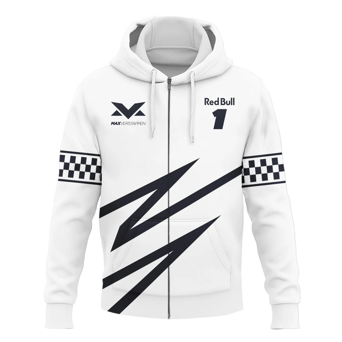 Max Verstappen Red Bull Racing F1 Zipper Hoodie BLRBR20525A1ZHD - Image 2
