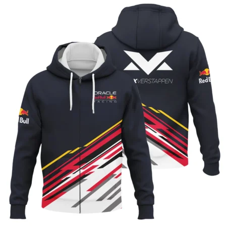Max Verstappen Red Bull Racing F1 Zipper Hoodie BLRBR20525A2ZHD - Motorsport Lifestyle Wear