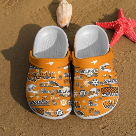 McLaren F1 Crocs - Waterproof Odor-resistant Antimicrobial BLMCL8425A8 - Racing Lifestyle Clothing