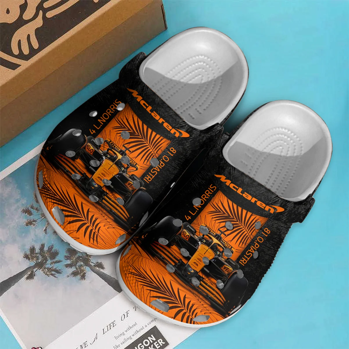 McLaren F1 Crocs - Waterproof Odor-resistant Antimicrobial BLMCL8425A9 - Image 2