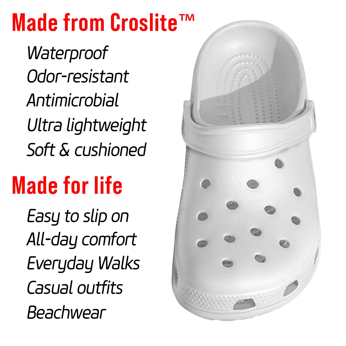 McLaren F1 Crocs - Waterproof Odor-resistant Antimicrobial BLMCL8425A9 - Image 5