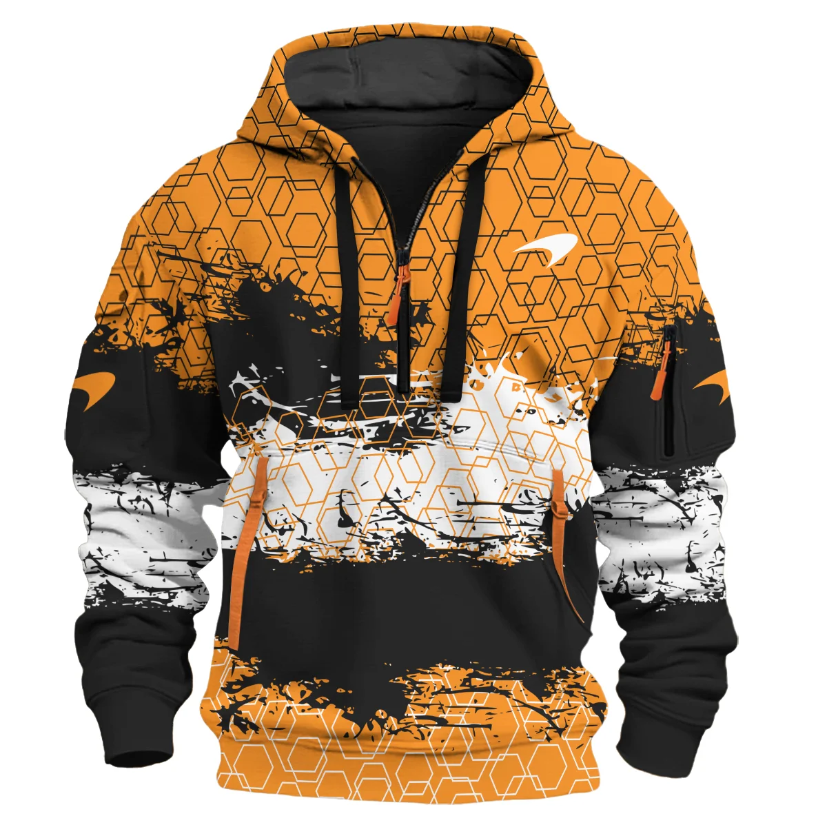 McLaren F1 Logo Hoodie Half Zip BLMCL3525A23HZ - Image 2
