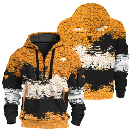 McLaren F1 Logo Hoodie Half Zip BLMCL3525A23HZ - Trackside Outfit