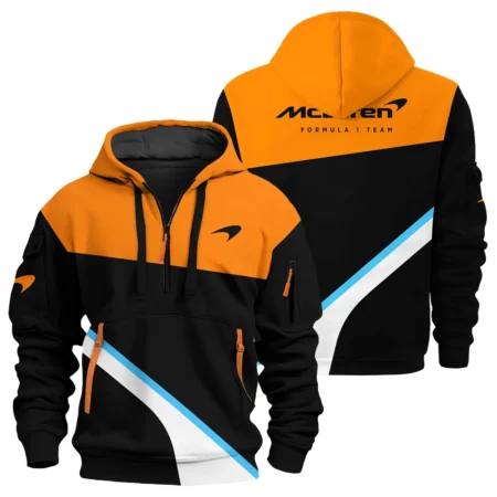 McLaren F1 Logo Hoodie Half Zip BLMCL9525A13HZ - Race Day Outfit