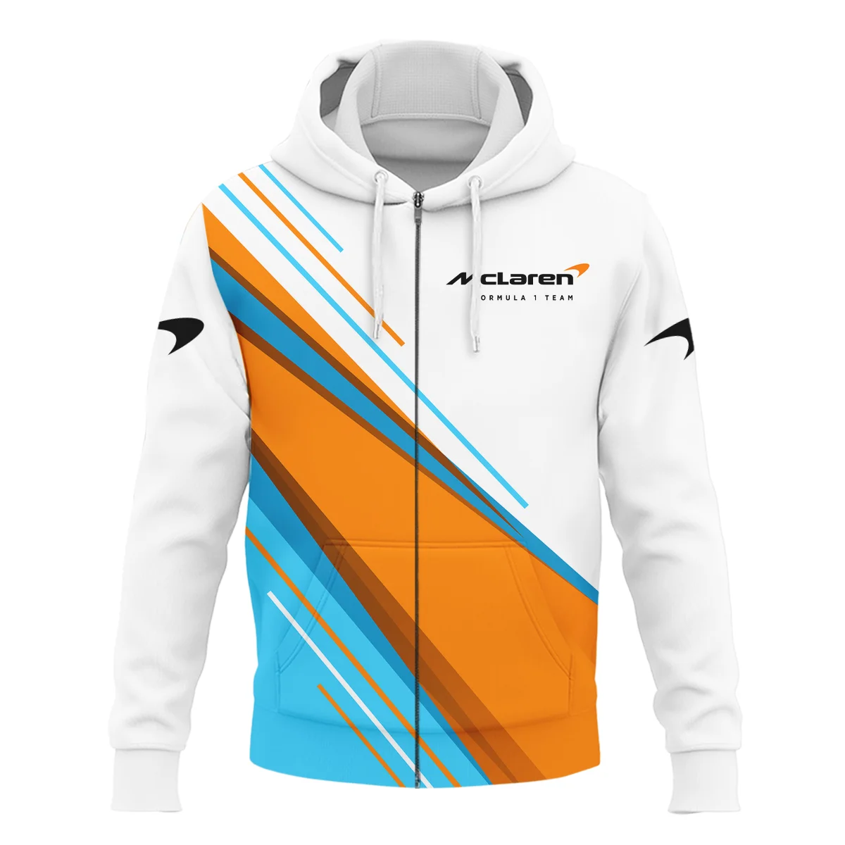 McLaren F1 Logo Zipper Hoodie BLMCL3525A1ZHD - Image 2