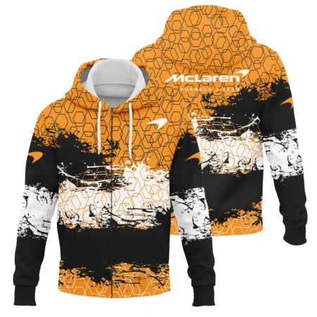 McLaren F1 Logo Zipper Hoodie BLMCL3525A2ZHD - Formula Racing Apparel