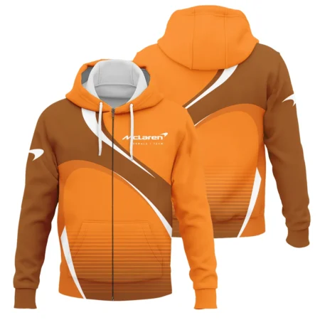 McLaren F1 Logo Zipper Hoodie BLMCL9525A2ZHD - Motorsport Lifestyle Wear