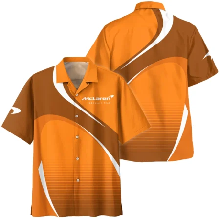 McLaren F1 Hawaiian Shirt - Short Sleeve Button-Up Collared Shirt All Over Prints BLMCL9525A2HW - Race Day Design