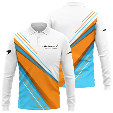 McLaren F1 Long Polo Shirt All Over Prints BLMCL3525A1LPL - Racing Lifestyle Clothing