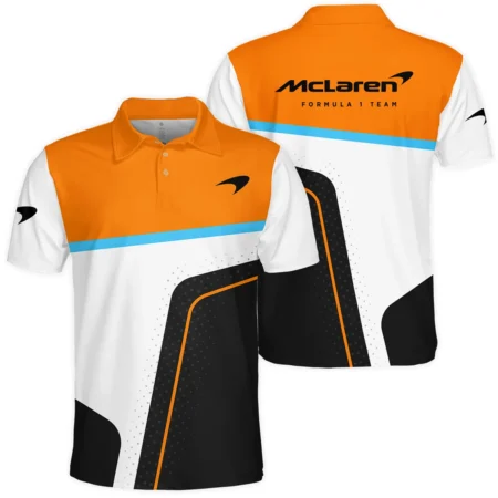 McLaren F1 Polo Shirt - Collared Short Sleeve All Over Prints BLMCL10425A5PL - Racing Lifestyle Clothing