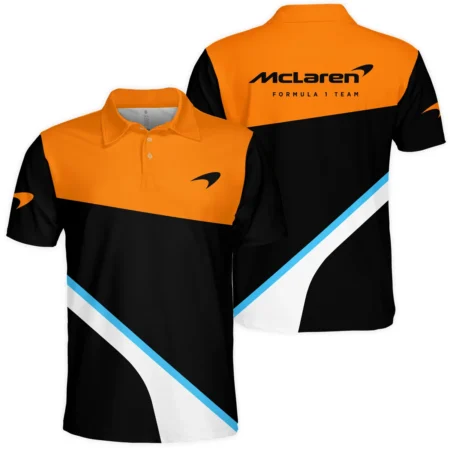 McLaren F1 Polo Shirt - Collared Short Sleeve All Over Prints BLMCL9525A1PL - Formula Racing Apparel