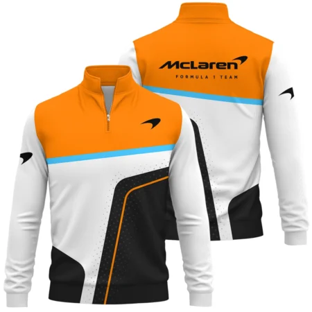 McLaren F1 Quarter-Zip Sweatshirt All Over Prints BLMCL10425A5QTZ - Motorsport Lifestyle Wear