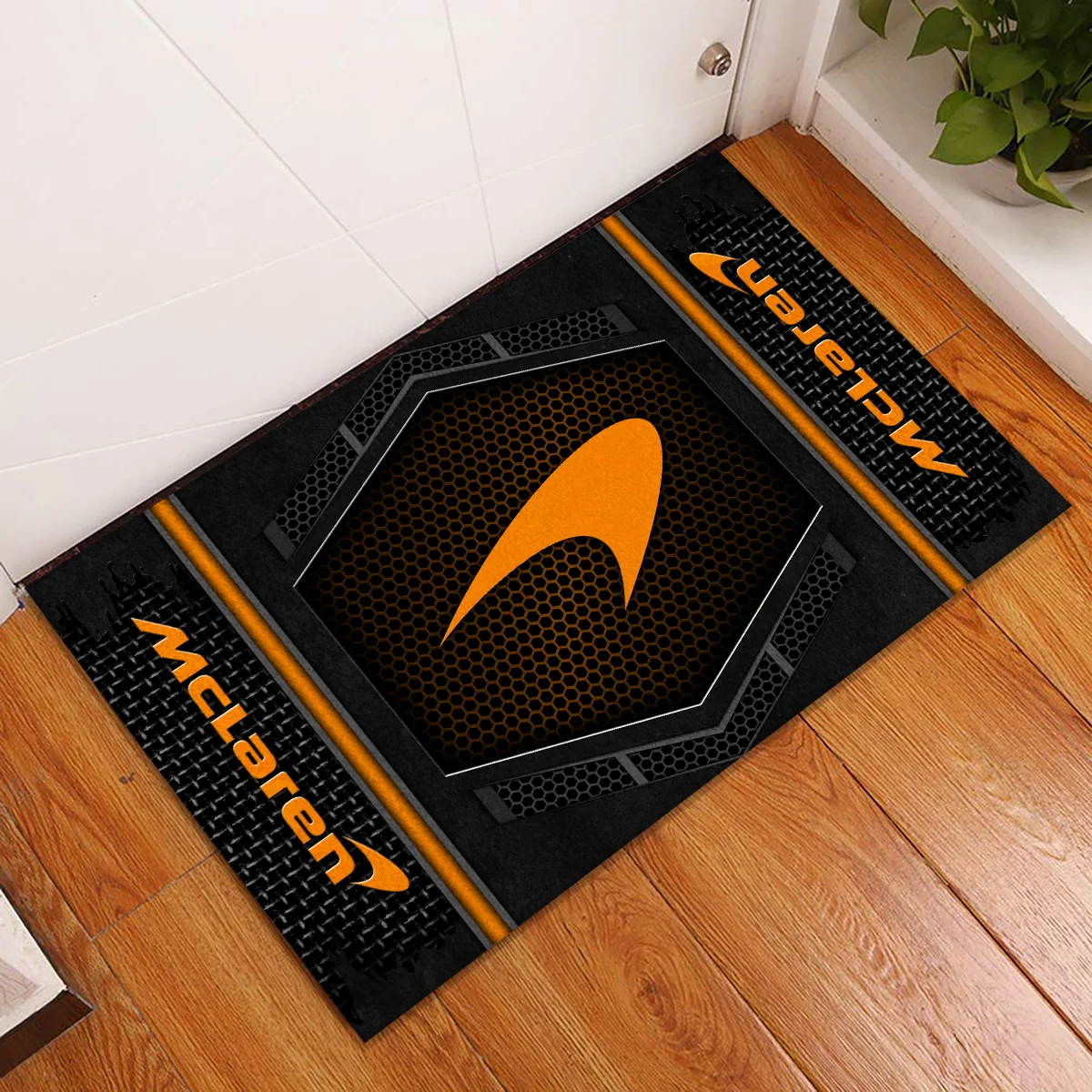 McLaren F1 Rubber Base Doormat - All Over Print BLF1139A8MCL - Motorsport Lifestyle Wear - Image 2