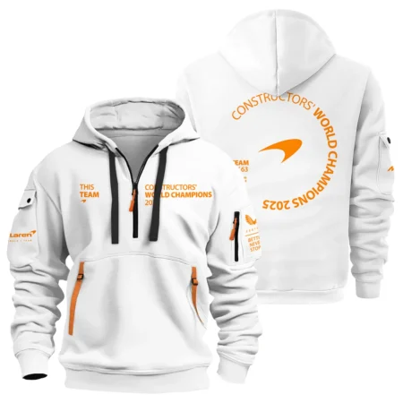 McLaren F1 Team 2025 Constructors' Champions Hoodie Half Zip BLMCL51025A4HDF - Racing Lifestyle Clothing