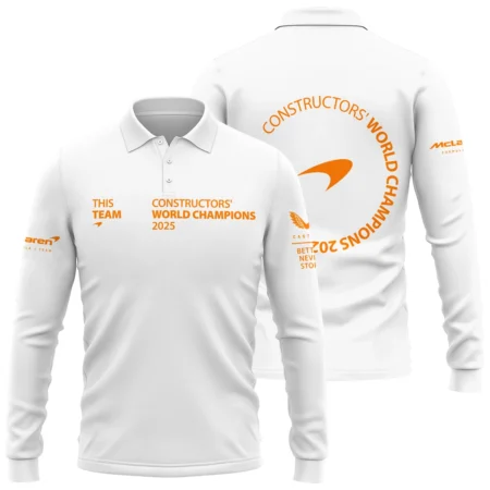 McLaren F1 Team 2025 Constructors' Champions Long Polo Shirt BLMCL51025A4LPL - Race Day Outfit