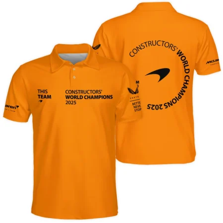 McLaren F1 Team 2025 Constructors' Champions Polo Shirt BLMCL51025A2PL - Formula Racing Apparel