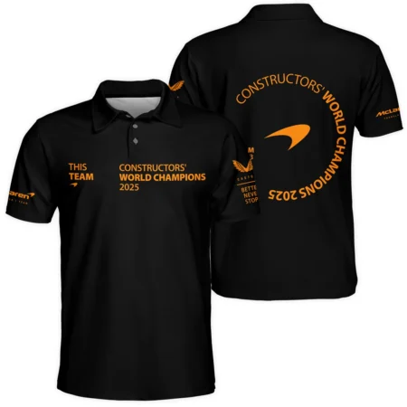 McLaren F1 Team 2025 Constructors' Champions Polo Shirt BLMCL51025A3PL - Pit Lane Clothing