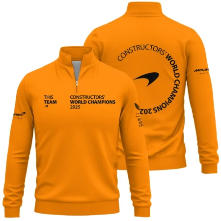 McLaren F1 Team 2025 Constructors' Champions Quarter-Zip Sweatshirt BLMCL51025A2QZS - Race Day Design