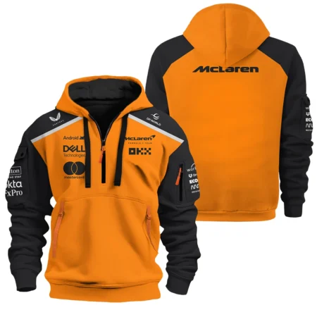 McLaren Formula One Logo Hoodie Half Zipper BLF1290325A5MCLHDF - Race Day Design
