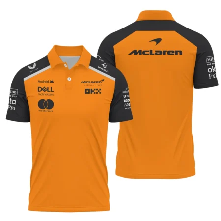 McLaren Formula One Logo Polo Shirt - Collared Short Sleeve BLF1290325A5MCLPL - Trackside Outfit