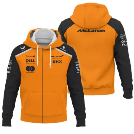 McLaren Formula One Logo Zipper Hoodie BLF1290325A5MCLZHD - Motorsport Apparel