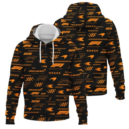 McLaren Pattern F1 Racing - Zipper Hoodie BLMCL191025A2ZHD - Race Day Outfit