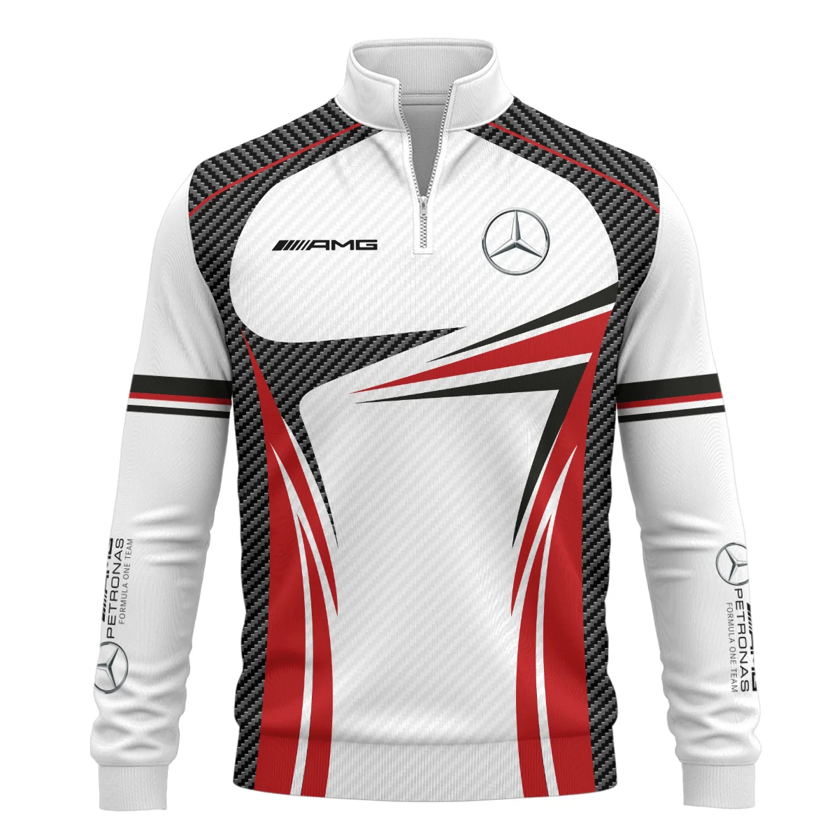 Mercedes F1 Team For Fans - Quarter Zip Sweatshirt BLVAF1031225A1MERQZS - Image 2