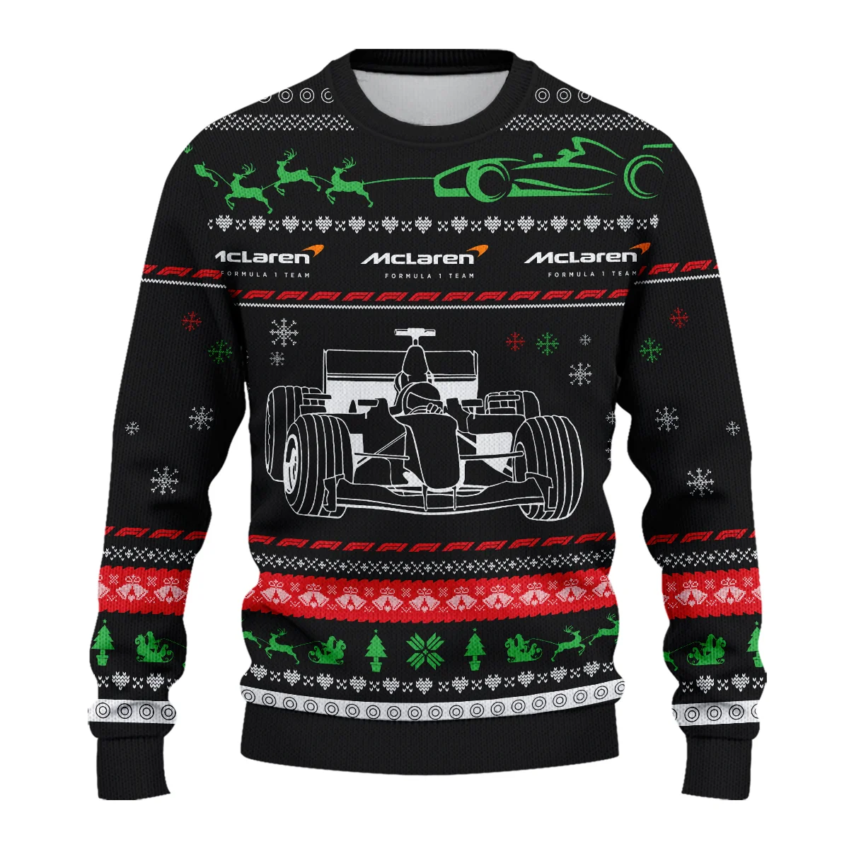 Merry Race-Mas McLaren Formula 1 - Ugly Sweater BLVAF1220925A11MCL - Image 2