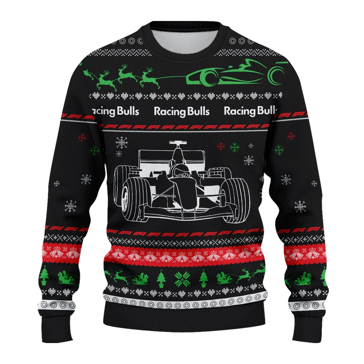 Merry Race-Mas Racing Bulls Formula 1 - Ugly Sweater BLVAF1220925A11RAC - Image 2